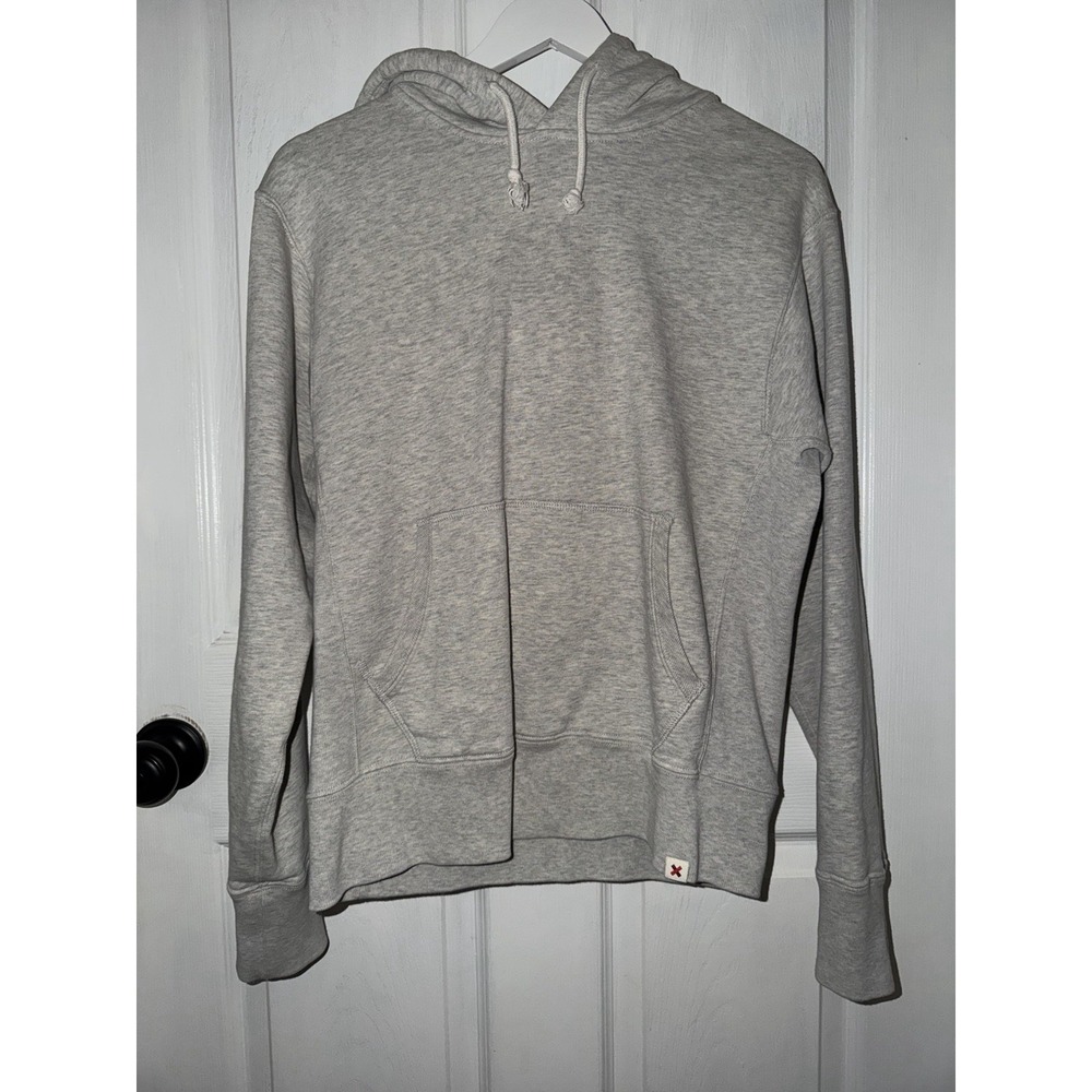 Best Made Co Mens SZ S Small Hoodie Gray Supima Sweatshirt Heavyweight Pullover